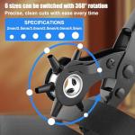 Diyife Leather Hole Puncher Tool Kit Set