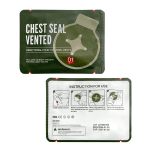 Tactical Vented Chest Seal for Trauma Care