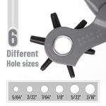 Leather Hole Punch Tool for Belts and More