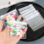 60 Reusable Waterproof Zipper Medicine Bags