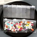 60 Reusable Waterproof Zipper Medicine Bags