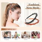 2-Pack Headband with Clips for Easy Hairstyles