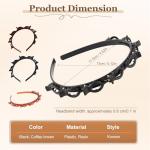2-Pack Headband with Clips for Easy Hairstyles