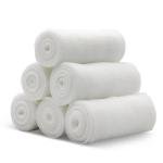 Elastic White Gauze Tape for First Aid Use
