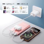EnergyCell Pilot 4GS 12000mAh Fast Charger - Rose Gold