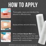 4 Rolls of Breathable Gauze Bandage Wrap