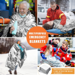 Portable Emergency Survival Blanket for Camping