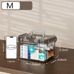 Waterproof Double Layer Medicine Storage Organizer Box