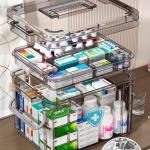 Waterproof Double Layer Medicine Storage Organizer Box