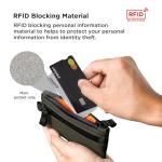 ALPAKA Slim RFID Zip Pouch - Weatherproof Tech Wallet