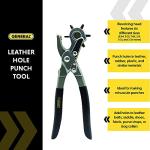 Leather Hole Punch Tool with 6 Multi-Sizes