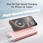 EnergyCell Pilot 4GS 12000mAh Fast Charger - Rose Gold