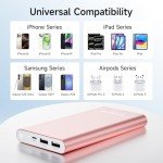 EnergyCell Pilot 4GS 12000mAh Fast Charger - Rose Gold