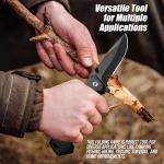 AOSILEY Folding Pocket Knife for Camping and Survival