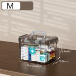 Waterproof Double-Layer Medicine Organizer for First Aid