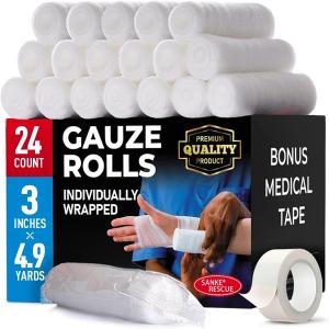 Cotton Elastic Bandages for First Aid and Wound Care
