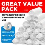 Cotton Elastic Bandages for First Aid and Wound Care