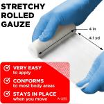 Cotton Elastic Bandages for First Aid and Wound Care
