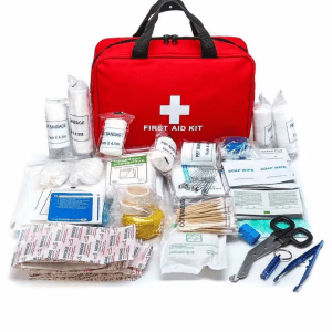 184-Piece Portable First Aid Kit for Outdoor Use