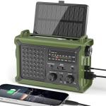 Solar Hand Crank Emergency Radio with Flashlight