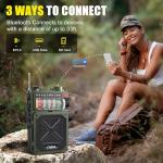 Emgykit R11 Crank Radio with Solar and Bluetooth