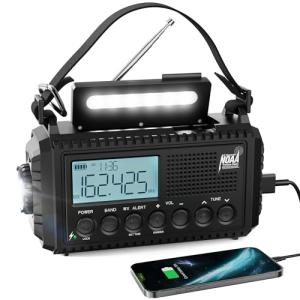 Raynic Solar Hand Crank NOAA Emergency Radio