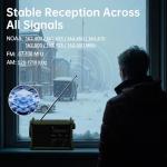 Solar Hand Crank Emergency Radio with Flashlight