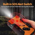 FosPower NOAA Emergency Weather Radio with Power Bank