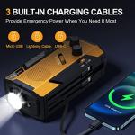 Solar Hand Crank Emergency Radio with Chargers