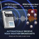 Portable NOAA Weather Radio with Long Battery Life