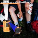 Emergency Weather Radio with Solar Power Bank