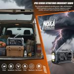 Hand Crank Emergency Radio with Solar Power