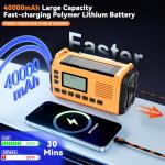 Emergency Weather Radio with Solar Power Bank