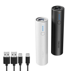 SIXTHGU 2-Pack Portable Charger Power Bank 5,000mAh