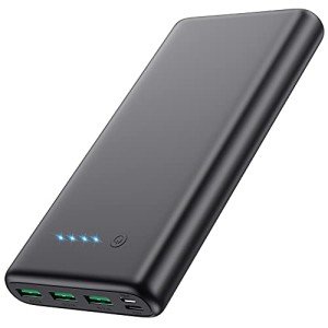 High-Capacity 36800mAh Portable Charger with 4 Outputs