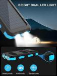 Waterproof Solar Charger with 38800mAh Power Bank