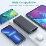 High Capacity Portable Charger with LCD Display