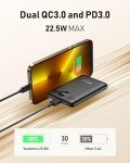 Portable 10000mAh Power Bank with Fast Charging