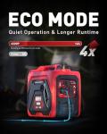 ERAYAK 4500W Quiet Portable Generator for Home Emergencies