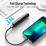SIXTHGU 2-Pack Portable Charger Power Bank 5,000mAh
