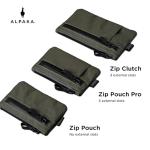 ALPAKA Slim RFID Zip Pouch - Weatherproof Tech Wallet