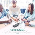 High Capacity Portable Charger with LCD Display