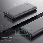 High-Capacity 36800mAh Portable Charger with 4 Outputs