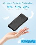 2-Pack 10000mAh Fast Charging USB C Power Bank