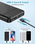 2-Pack 10000mAh Fast Charging USB C Power Bank