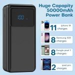 50000mAh Portable Power Bank with Fast Charging