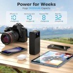 50000mAh Fast Charging Power Bank with LED Display