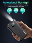 High-Capacity 40000mAh Portable Power Bank with Flashlight