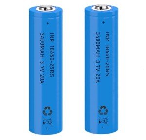 AFSONGOO 18650 Rechargeable Batteries - 3400mAh, 2-Pack