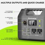 EnginStar 300W Portable Solar Generator for Camping